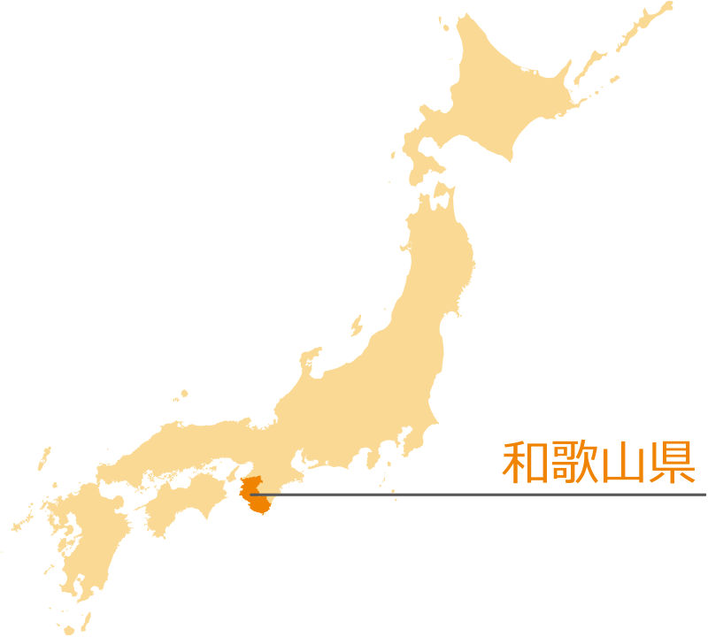 和歌山県の地図